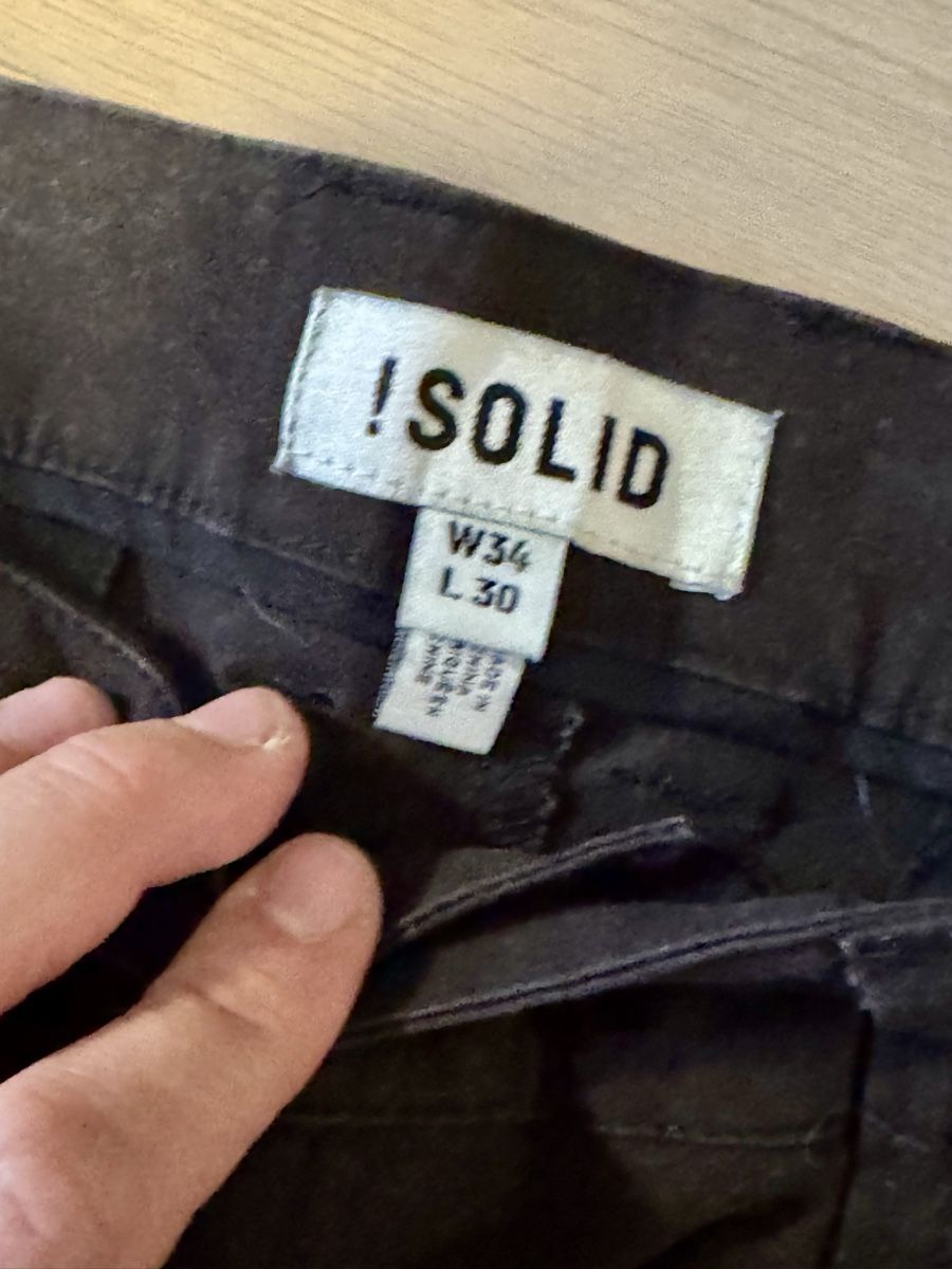 Hosen: Pantalon chino noir homme Solid W34 L30 – Gebraucht aus Châtel-St-Denis von theod 1