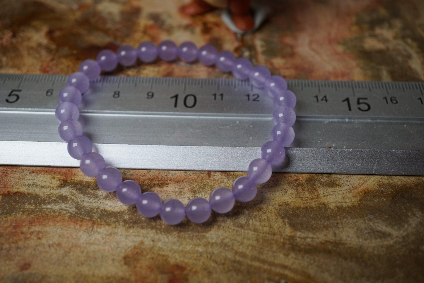 Bracciali & Braccialetti: Lavendel Quarz 6mm Armband TOPSTONE – Nuovo e nell'imballaggio originale da Eschenbach SG venduto da topstone