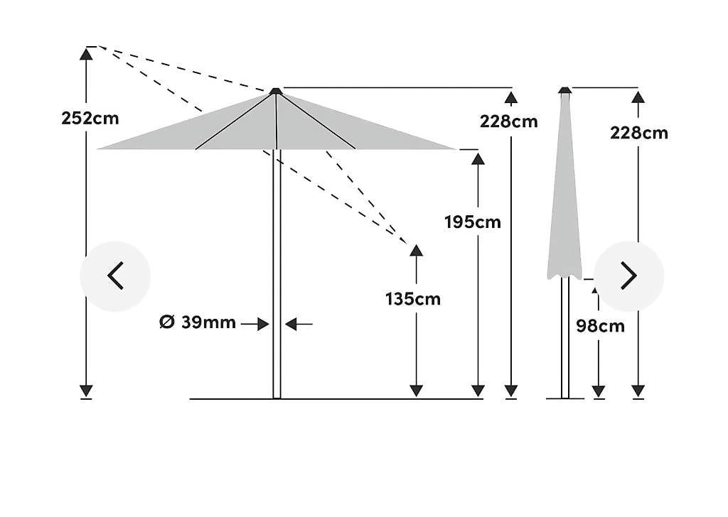 Sonnenschirme: Sonnenschirm Suncomfort inkl. Sockel – Gebraucht aus Küssnacht am Rigi von chiaraschi