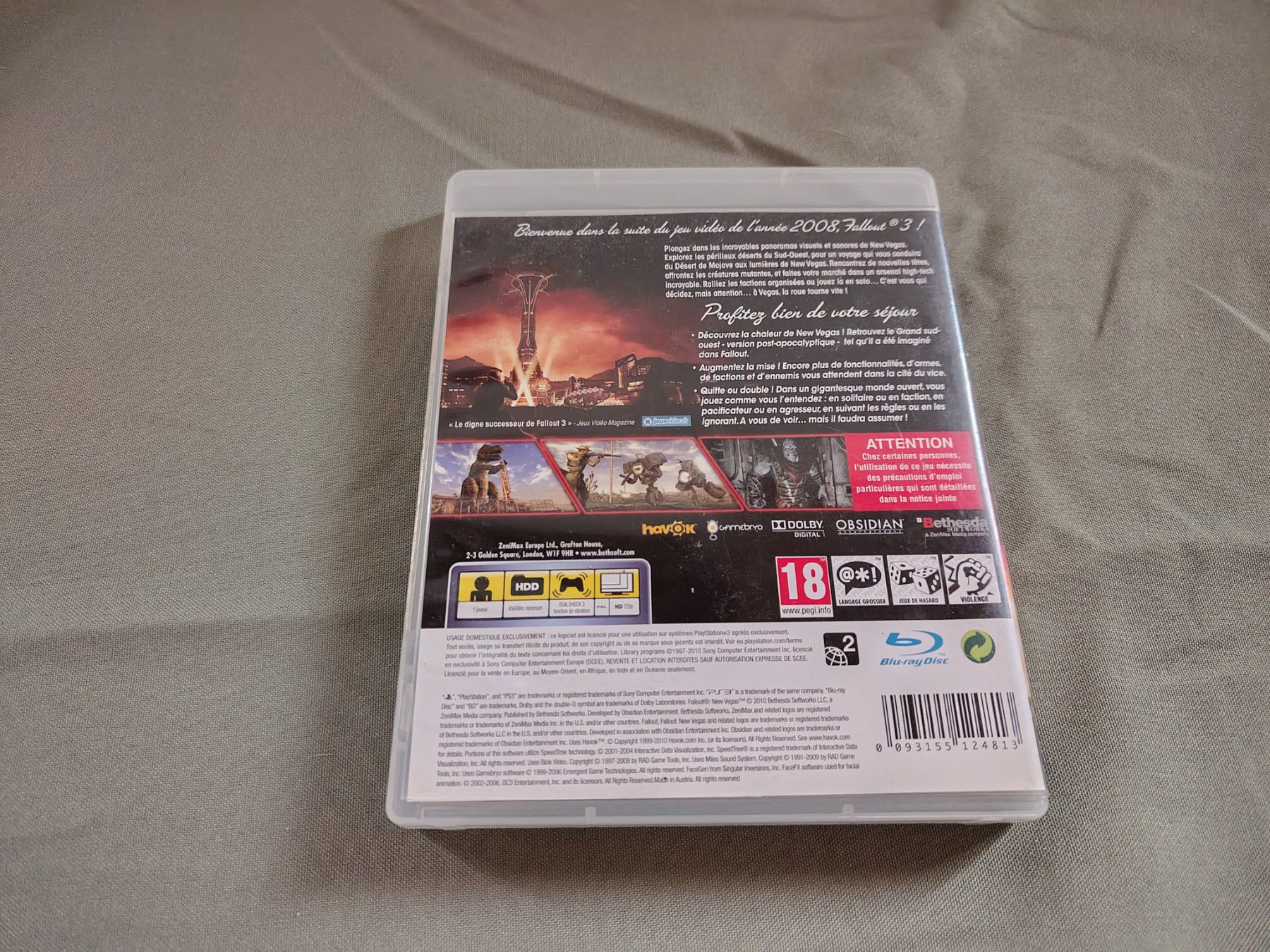 Sony Jeux: Jeu PS3 Fallout: New Vegas – D'occasion à Saxon par dan_drn5 3