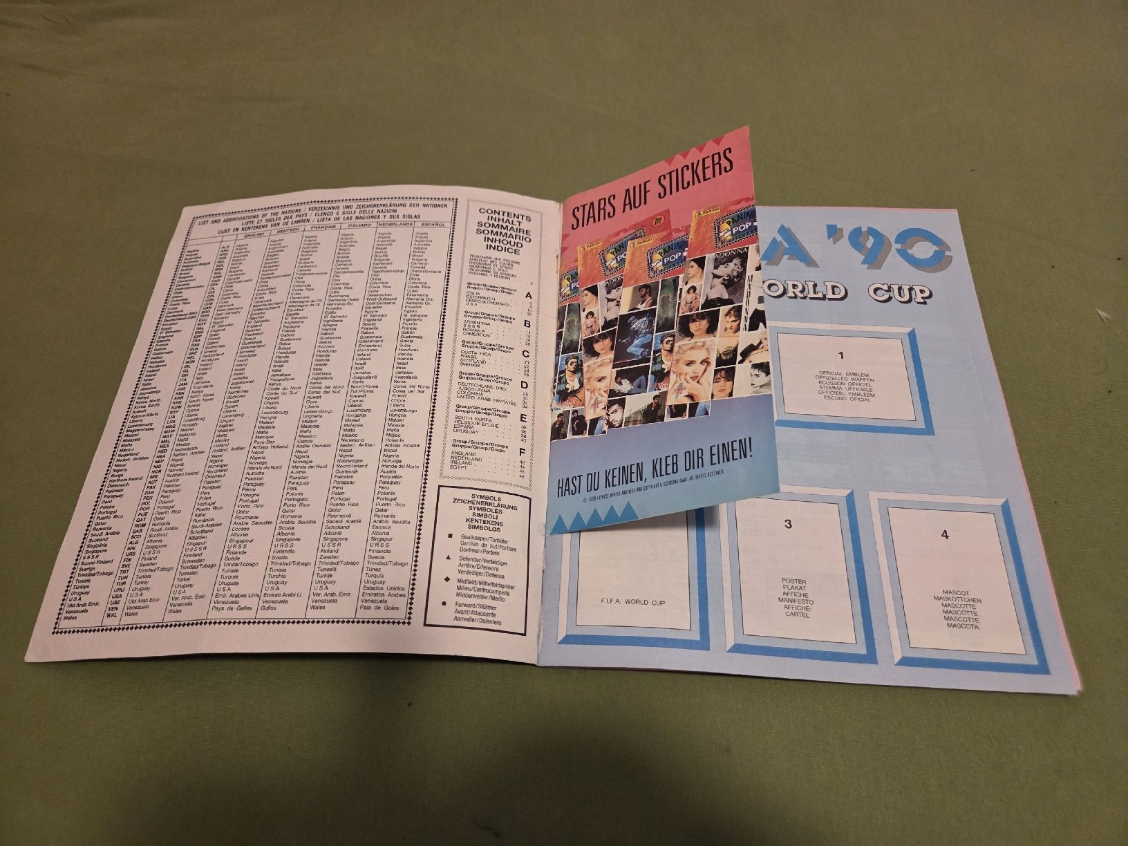 Panini Alben: Panini Album WM 1990 – Gebraucht aus Embrach von MamaSantos 1