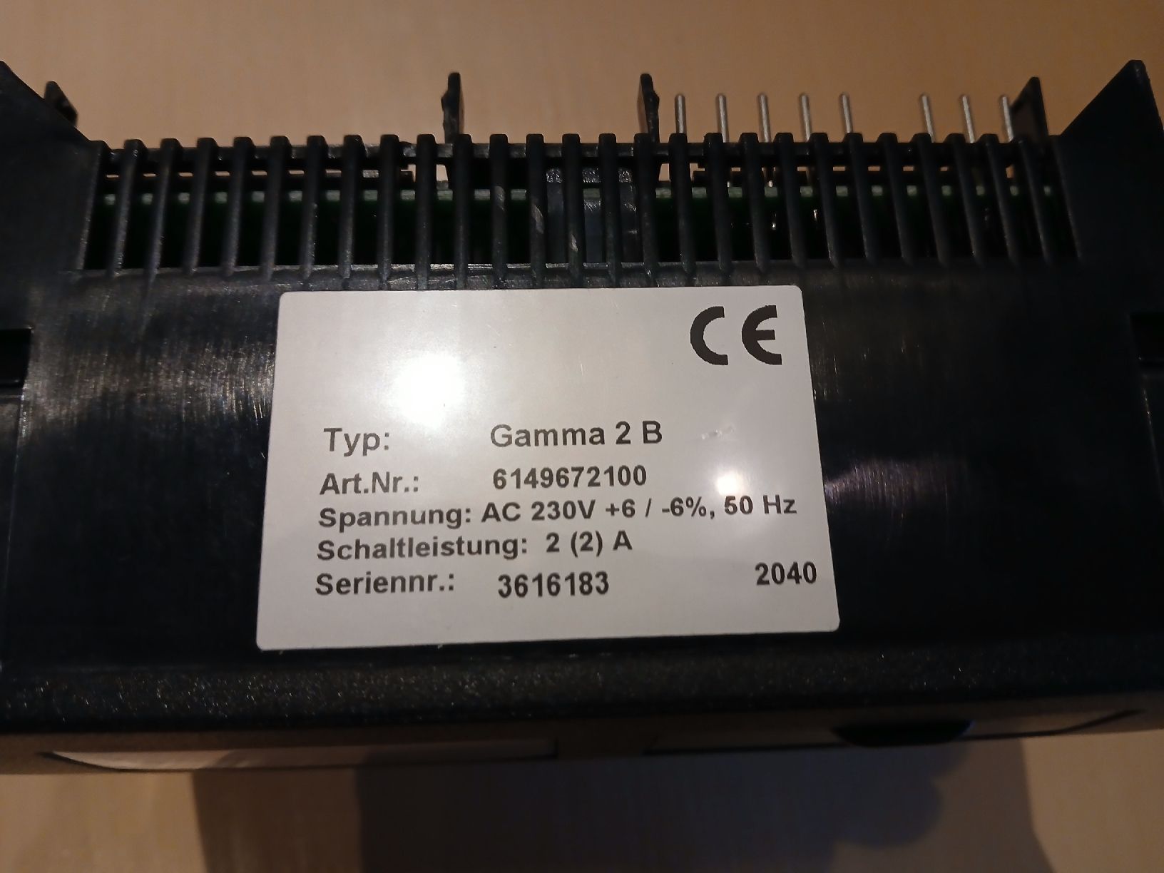 Heizgeräte: Regulateur Gamma 2 B – Gebraucht aus Vauffelin von Erondez 1