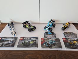 4x Lego Technic: 42058, 42059, 42072, 43033
