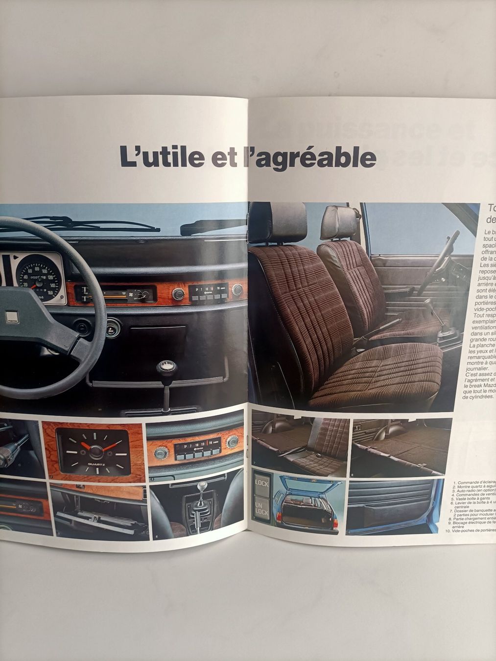 Livres: Brochure Catalogue Mazda 323 1982 break – D'occasion à crans montana par AB3963 1