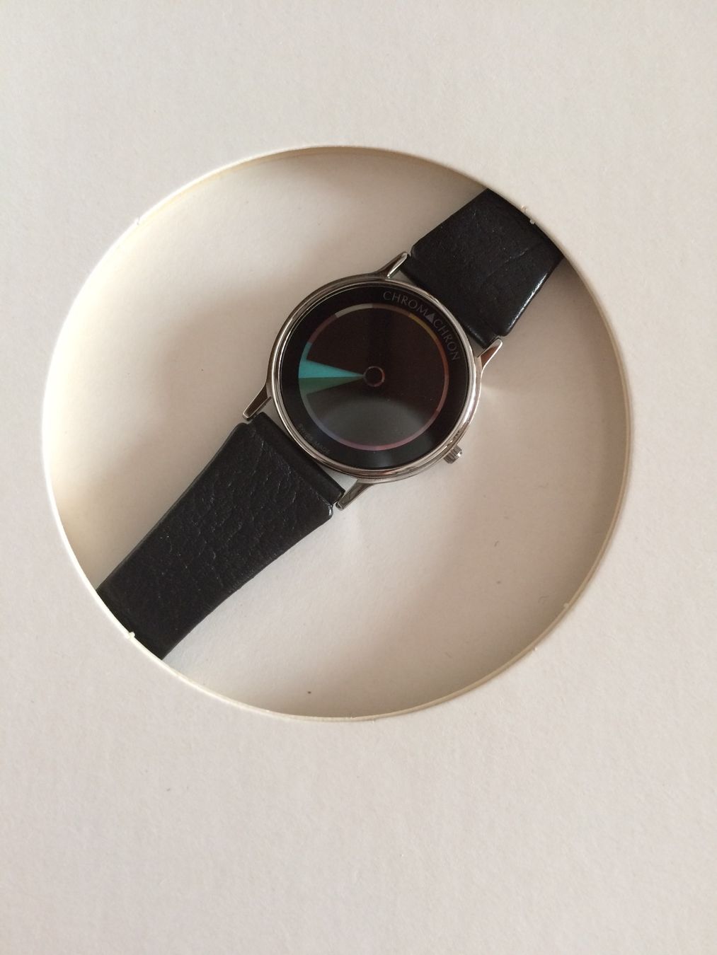 Orologi: Farbzeituhr – Nuovo e nell'imballaggio originale da Regensberg venduto da Qanussa 2