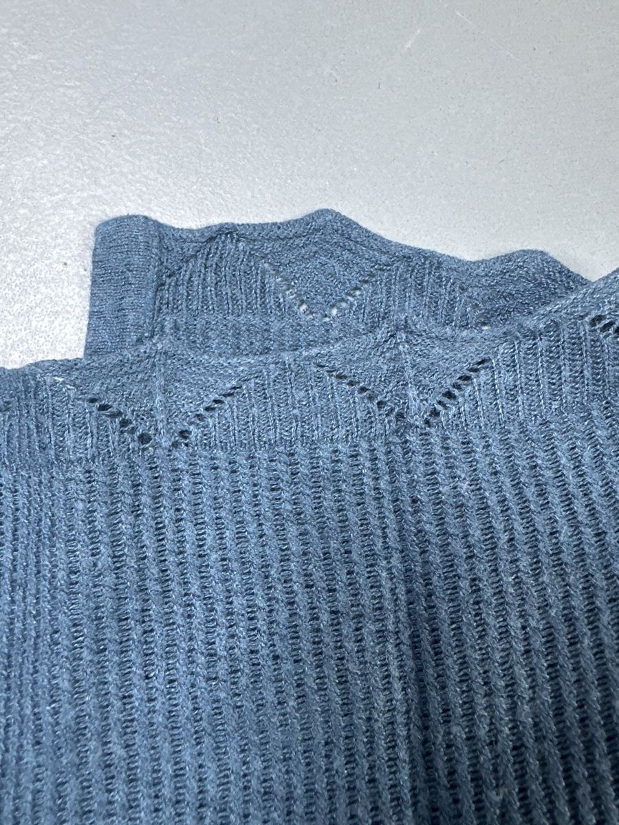Mango Giacche: Stylische, blaue Strickjacke – Usato da Leuk-Stadt venduto da nadlerhu 4