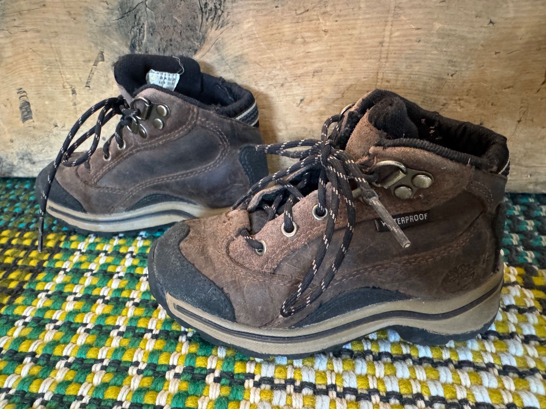Timberland Scarpe da uomo: Timberland Wanderschuhe, wasserdicht, Grösse 25.5 – Usato da Pontresina venduto da cumprerevender 1