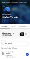 Ufo361 2x Konzert Tickets The Hall Zürich 9. Oktober 2026
