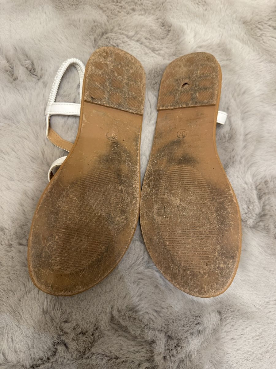 Scarpe da donna: Sandalen Damen weiss  – Nuovo (secondo la descrizione) da Marbach SG venduto da Rob_sta 1