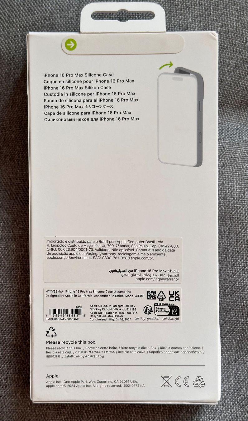 Apple Telefoni cellulari / Smartphones: Apple Hülle iPhone 16 Pro Max NEU/OVP – Nuovo e nell'imballaggio originale da Bremgarten AG venduto da vom_ss66 3