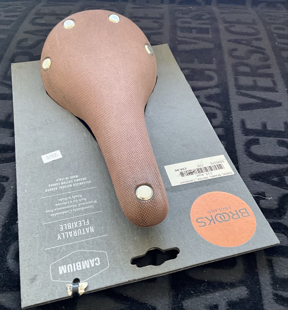 Brooks Pezzi di ricambio: Brooks Cambium C15 Sattel, NEU, Rust – Nuovo e nell'imballaggio originale da Zürich venduto da thovala