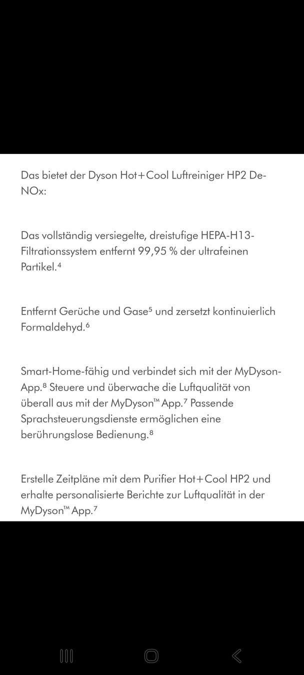 Dyson Purificatori d'aria: Dyson Purifier Hot+Cool HP2 Luftereiniger  – Usato da Gampel venduto da hil_q526 2