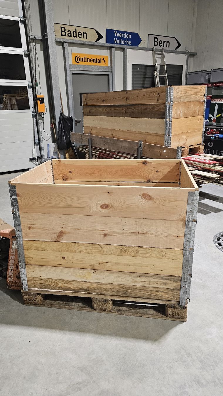 Pallets: Palettenrahmen Transport Hochbeet – Nuovo (secondo la descrizione) da Riken/AG venduto da Troedelmeister
