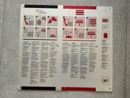2 Plakate aus Aluminium