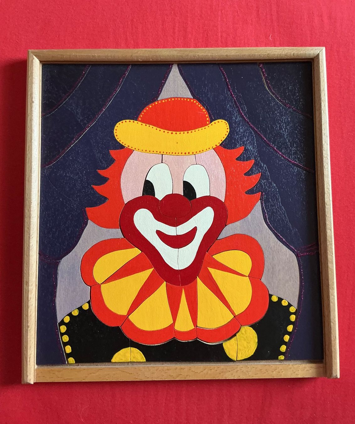 Puzzle: Holzpuzzle Clown / 45 Teile / mit Schiebedeckel – Usato da Stettlen venduto da togram4