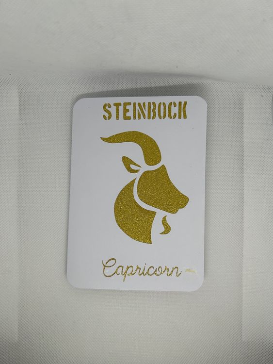 Geburtstagskarte Steinbock mit kleinem Fehler | Kaufen auf Ricardo