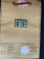 Schweizer Briefmarken Abarten, 25 Rp. Jura, Farbe blaugrün!