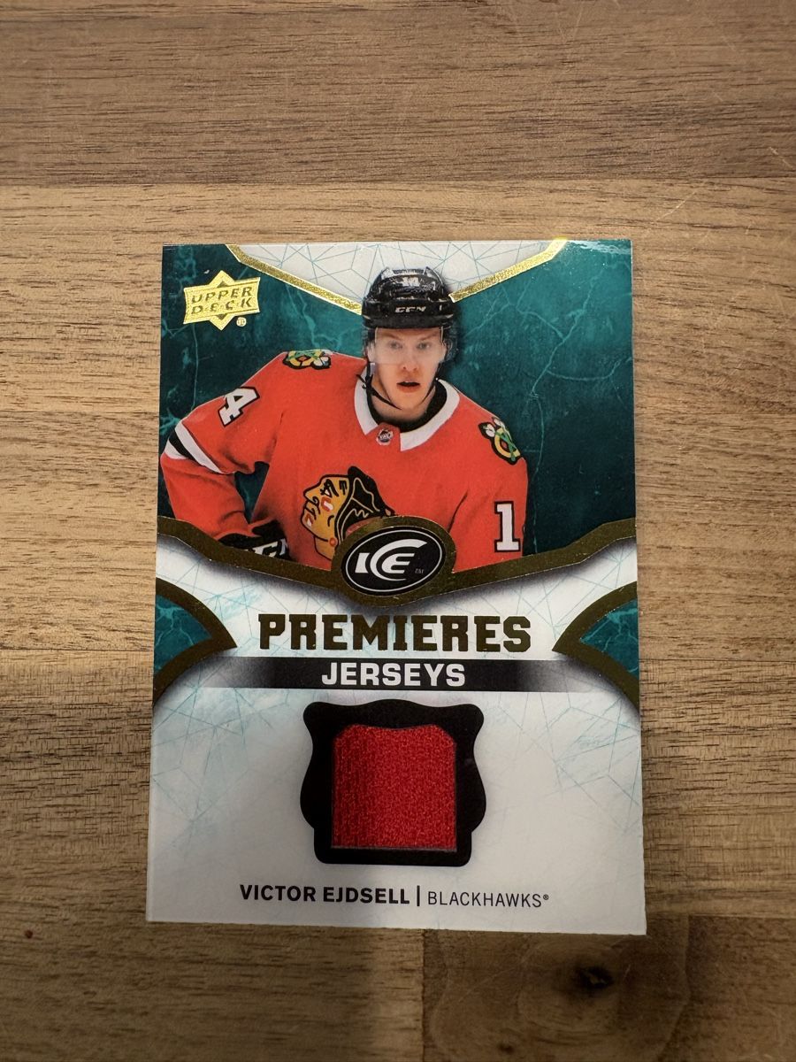 NHL Carte collezionabili: Victor Ejdsell - Game Jersey Card - Chigaco Blackhawks – Nuovo (secondo la descrizione) da Uttigen venduto da Brainbug