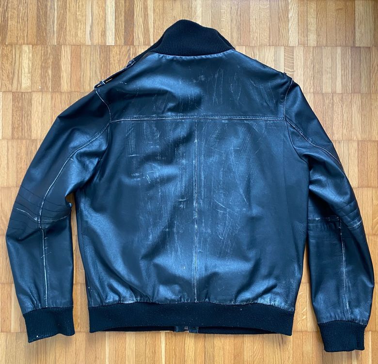 Giacche: Swiss Made Vintage Lederjacke – Designed von Azadpour (L) – Usato da Thalwil venduto da sheepowl 2