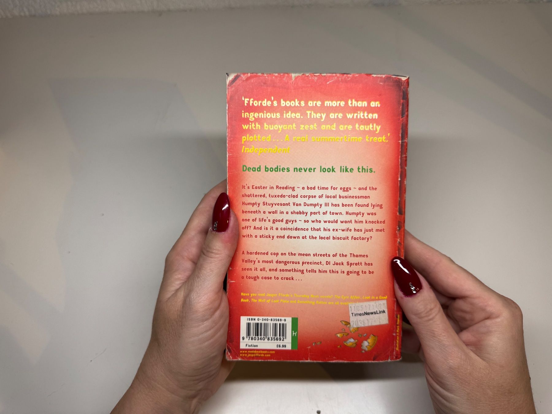Bücher: NOVEL: Jasper Fforde, The Big Over Easy – Gebraucht aus Grosswangen von English_books 9