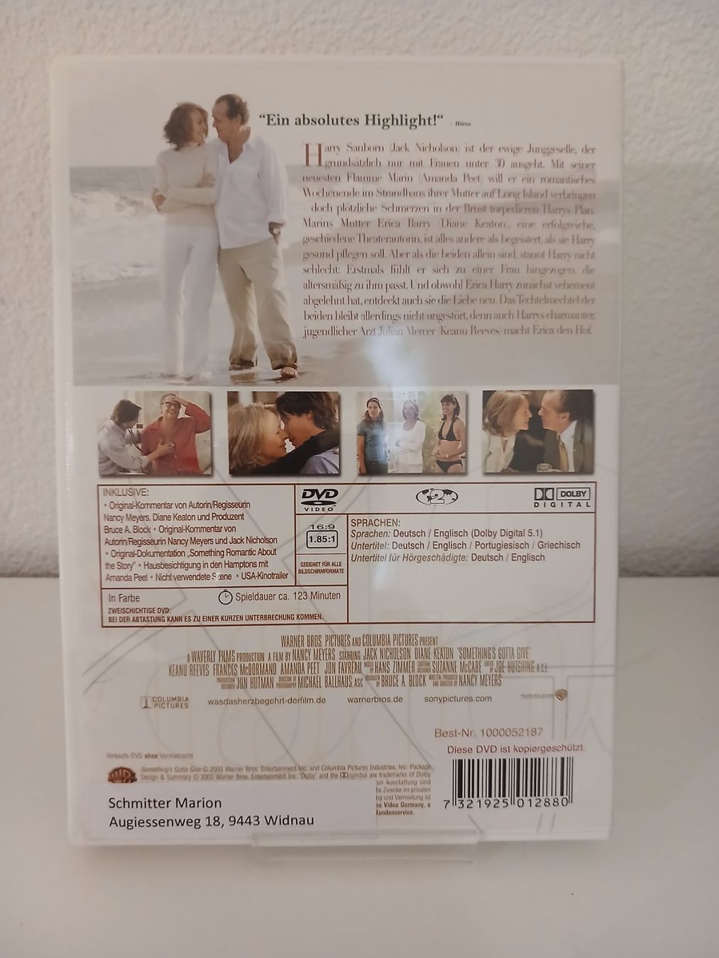 Tous les DVDs: Was das Herz begehrt – D'occasion à St. Margrethen SG par SamusAran 1