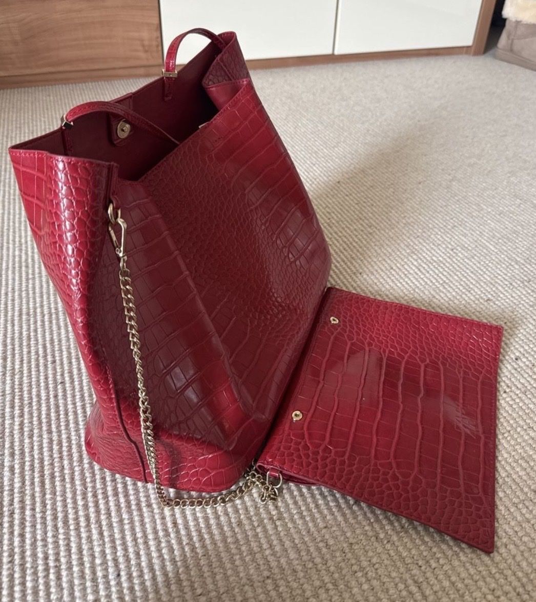 Zara Taschen für Damen: Rote Tasche von Zara – Gebraucht aus Urdorf von Tina_a 1