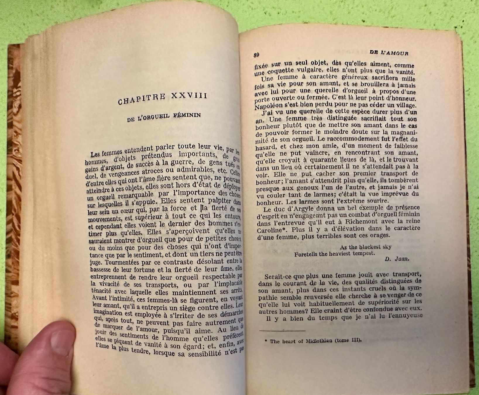 Libri: Stendhal: De l'amour. – Usato da Zürich venduto da allp 6