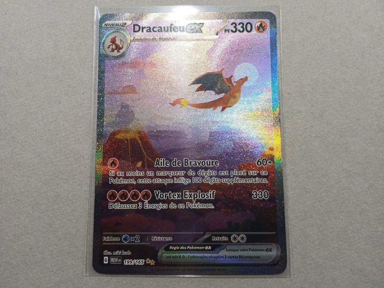 Pokémon Carte collezionabili: Dracaufeu Ex - Alternative - 199/165 - FR – Nuovo (secondo la descrizione) da Bernex venduto da Adrieneagle