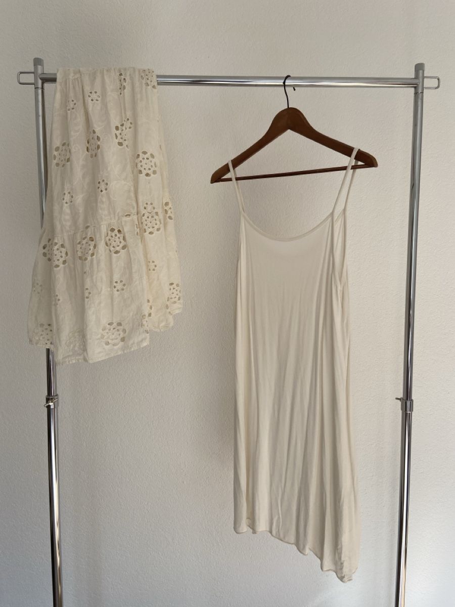 Vestiti: Maxikleid mit Lockspitze, A-Linie, Grösse M – Usato da St. Gallen venduto da Schimschon 4