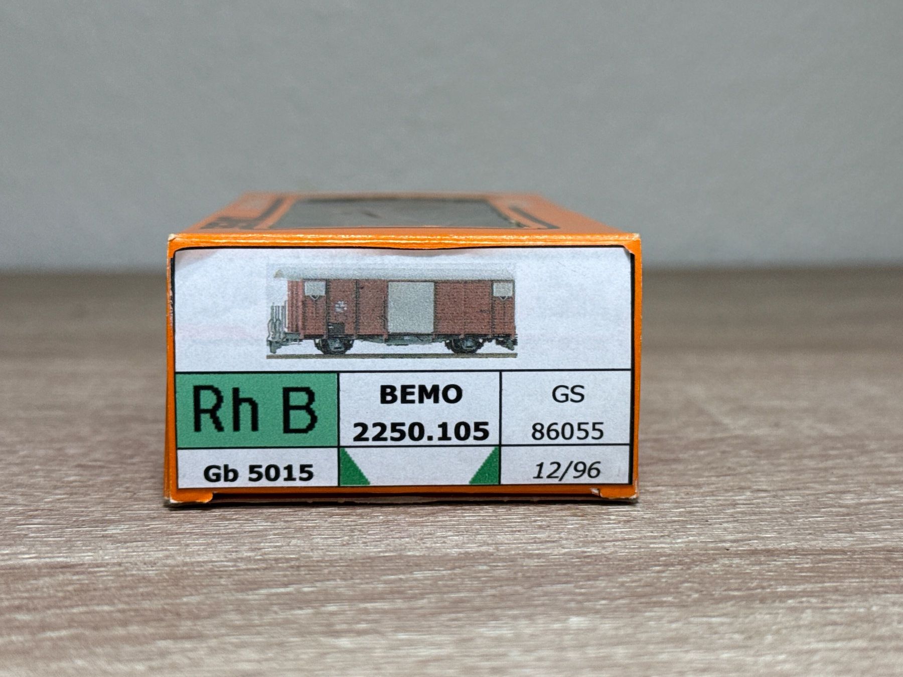 Bemo Modellini di ferrovie: Bemo 2250 105 Güterwagen RhB H0m – Usato da St-Aubin-Sauges venduto da tantome 6