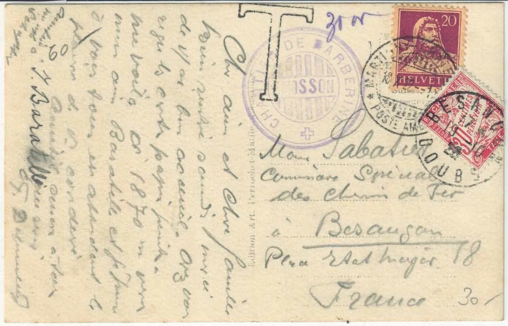 Cartes postales: Chantier de Travail a Emosson – D'occasion à Ettingen par Kartenplanet 1
