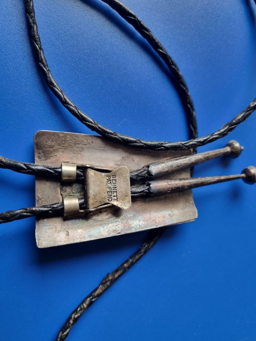 Krawatten: Vintage Bennett Bolokrawatte Indianer Silber – Gebraucht aus Schaffhausen von Leveron13 4