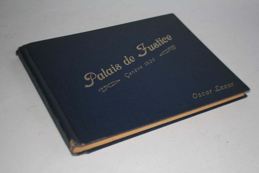 Libri: Palais de Justice Oscar LAZAR 1930 – Usato da Vandoeuvres venduto da Dom-Tom