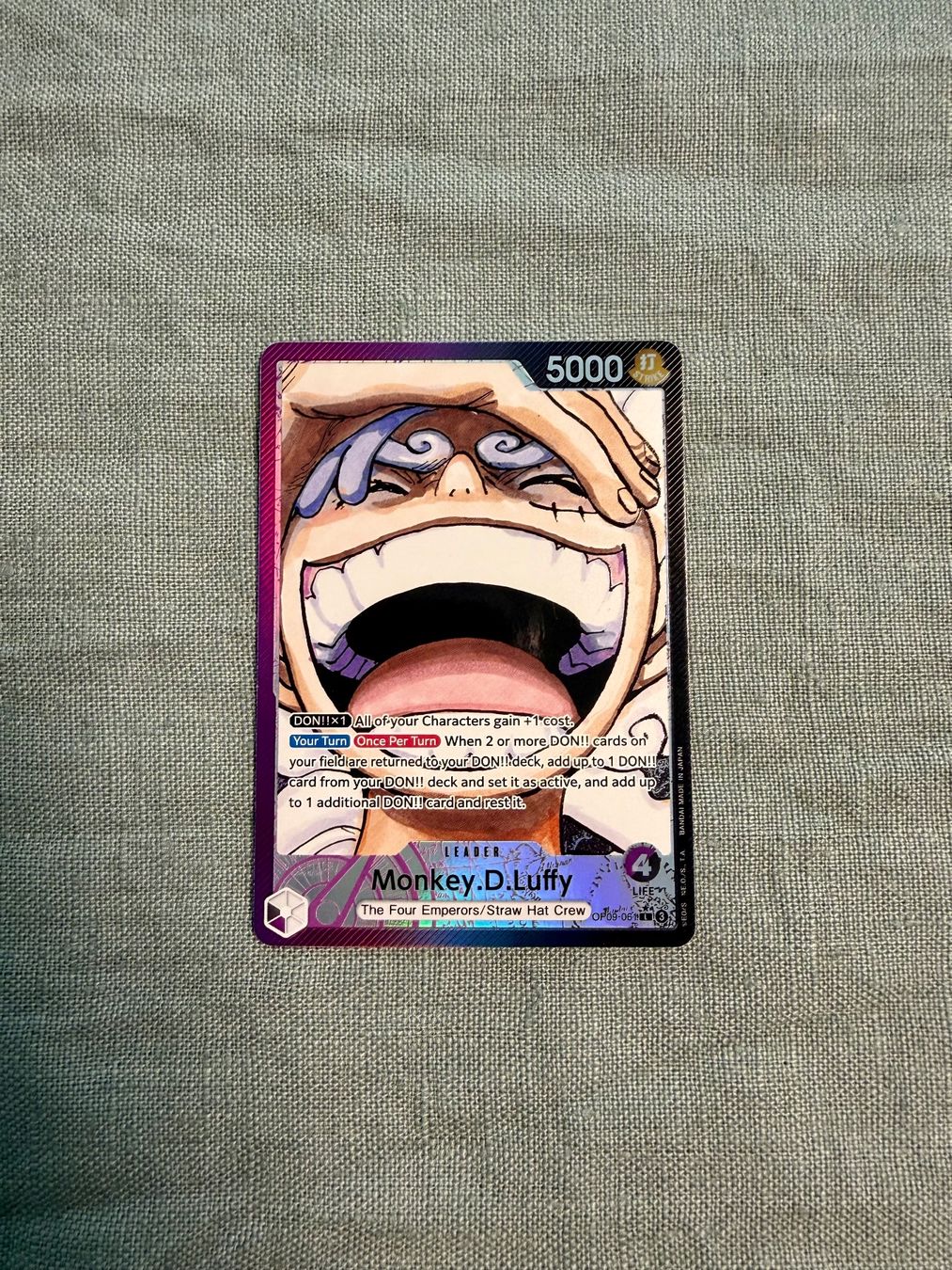 Bandai Cartes à collectionner: One piece monkey d. Luffy OP09-061 – D'occasion à Dübendorf par Imtsch