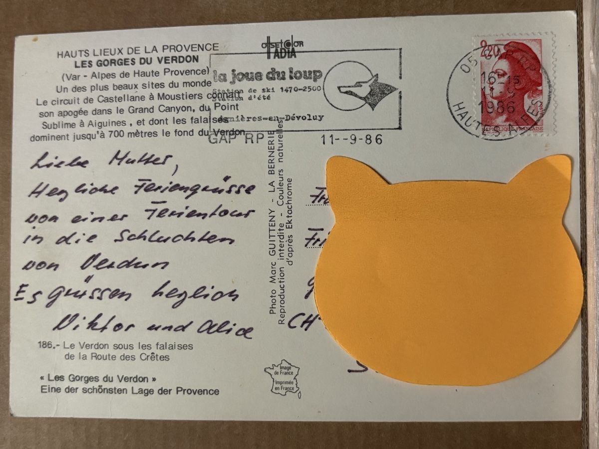 Cartoline postali: AK von Les Gorges du Verdon – Usato da Rümlang venduto da Kartenpost1 1