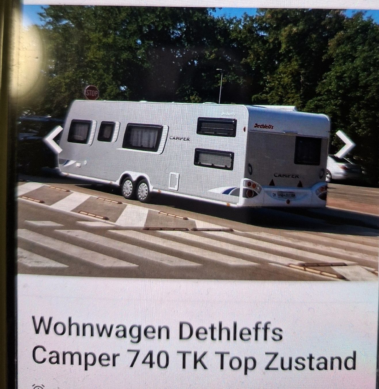 Dethleffs Veicoli da campeggio: Wohnwagen Dethleff Camper 740 TK 5-7 Bett – Usato da Stetten AG venduto da 2936 8