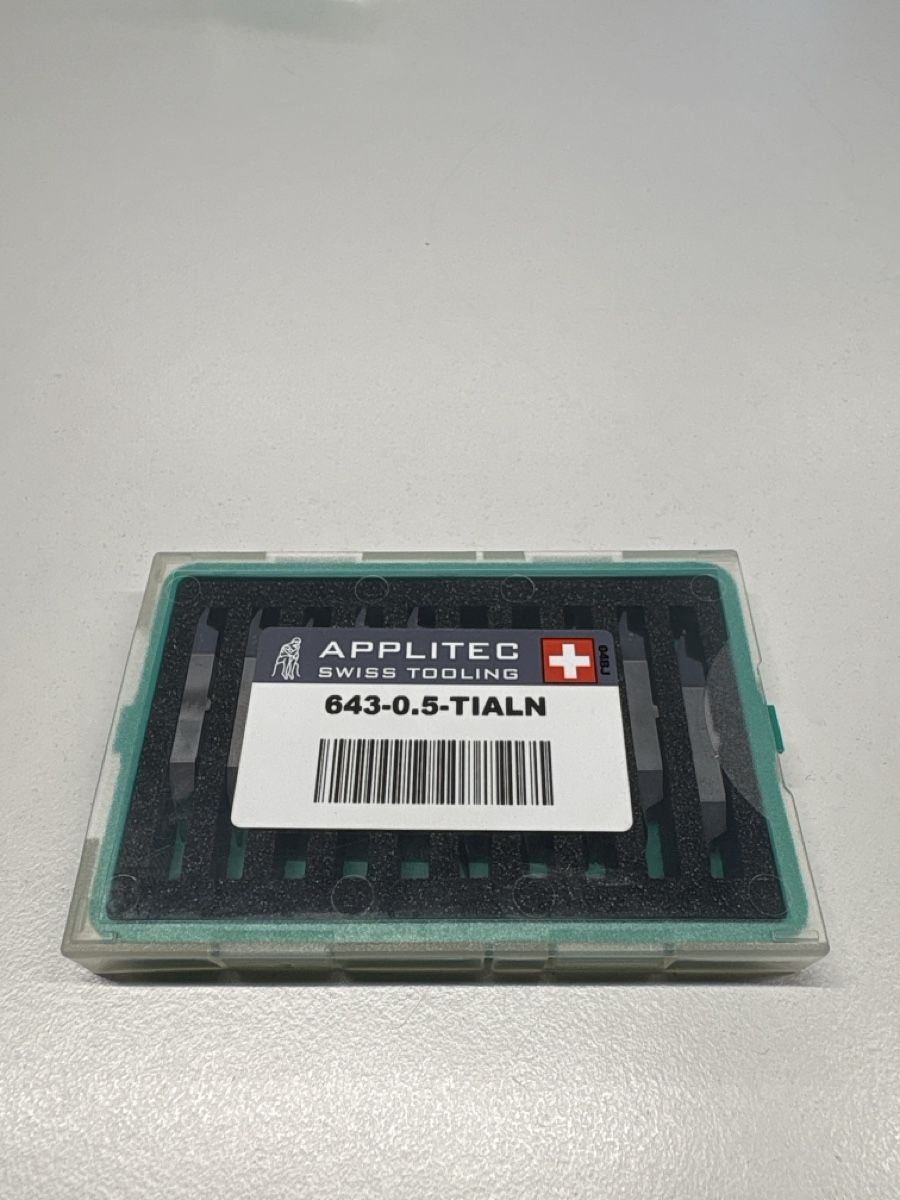 Tous les outils: Applitec Wendeplatten 643-0.5-TIALN – Neuf avec emballage d'origine à Safnern par Grummelbaer_8