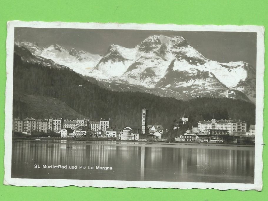 Cartes postales: St. Moritz-Bad und Piz La Margna – D'occasion à Zürich par t24_de