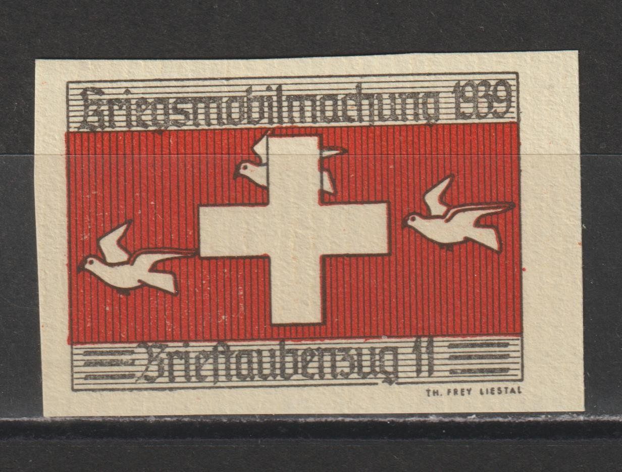 Alle Briefmarken: Brieftaubendienst Nr. 17P2/2 * – Gebraucht aus Siebnen von Fstaehli