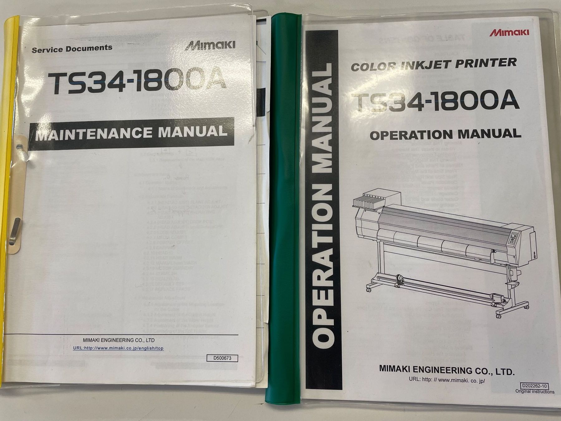 Mimaki Stampanti: Mimaki TS34-1800 Digital Transfer Textil Rollen Drucker – Usato da Niederdorf venduto da LeptonAG 9