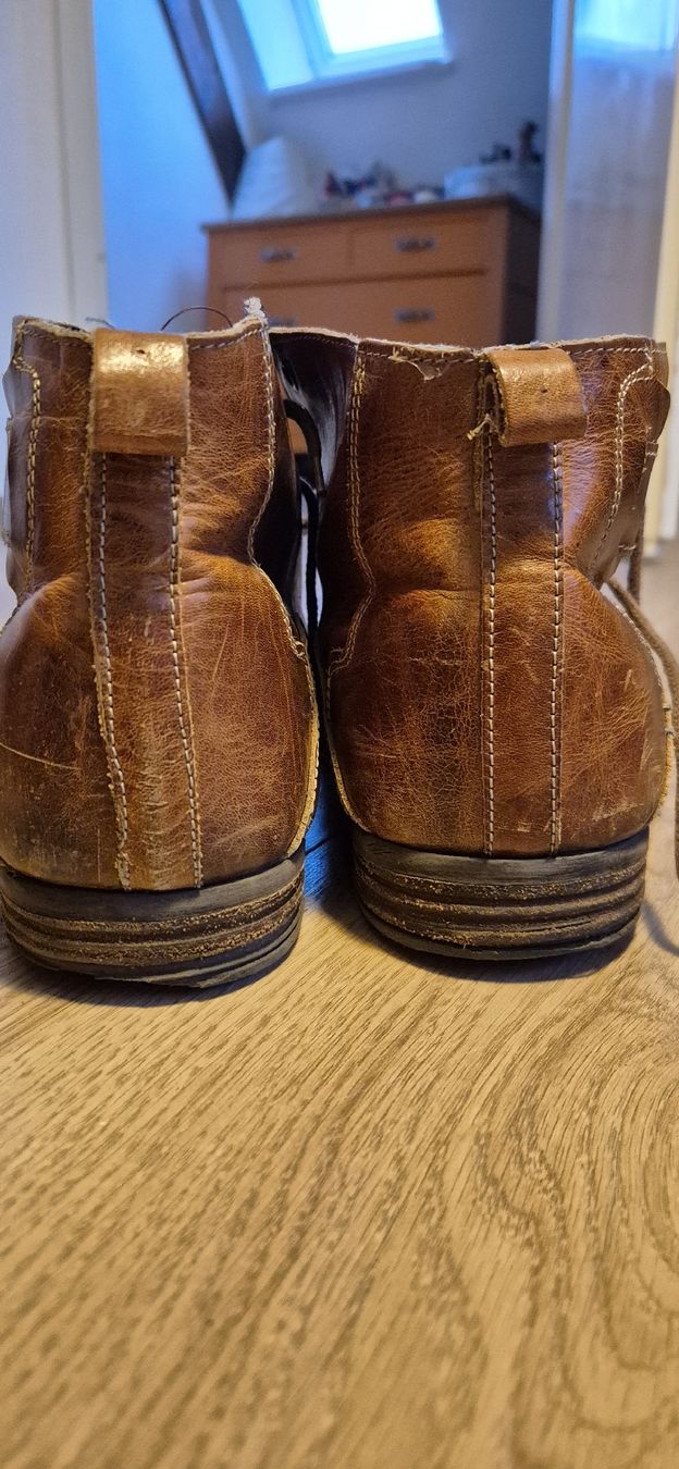 Herrenschuhe: Leder Schuhe Gr 45 Braun – Gebraucht aus Birsfelden von gui_m5m9 3