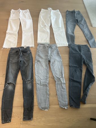 6 Damenjeans, Grösse 36verschiedene Marken