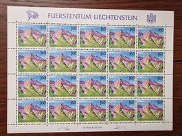 FL 1991 Mi.Nr. 1038 Bogen "Berge - V " postfrisch