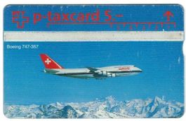 Taxcard 406L_57662 Swissair Boeing 747-357