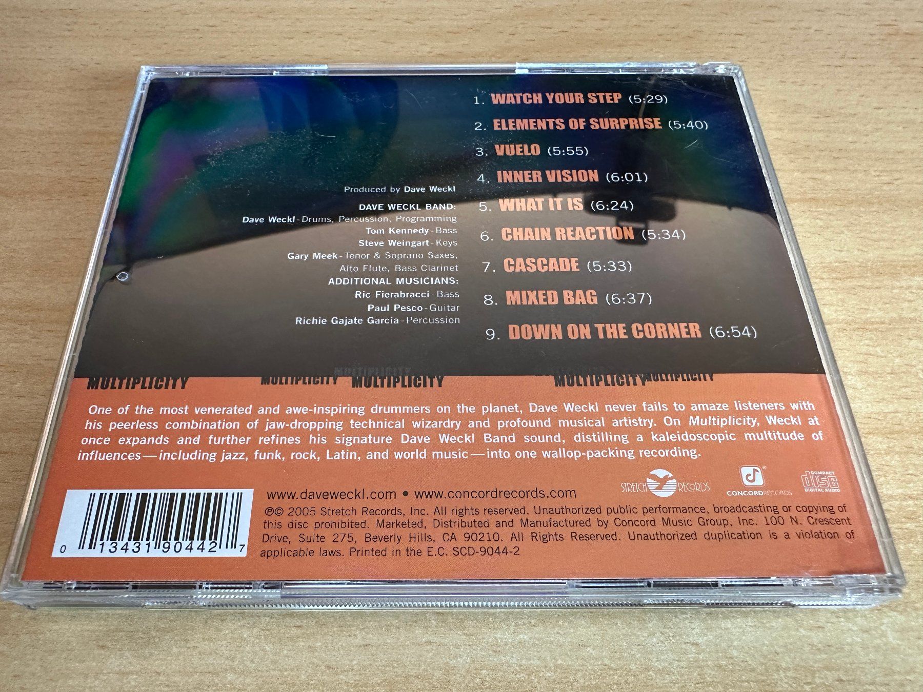 CD: Dave Weckl Band – Multiplicity – Usato da Rikon im Tösstal venduto da Alpenmutz 1