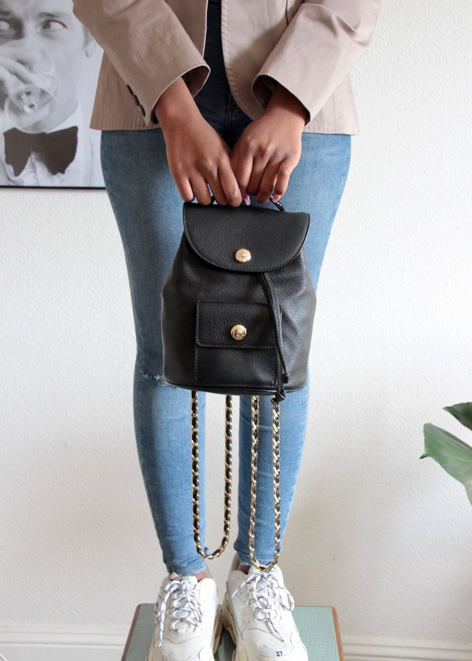 Zaini: Kleiner Leder Rucksack von Dylan Kain – Usato da Buchs AG venduto da shoplio 2