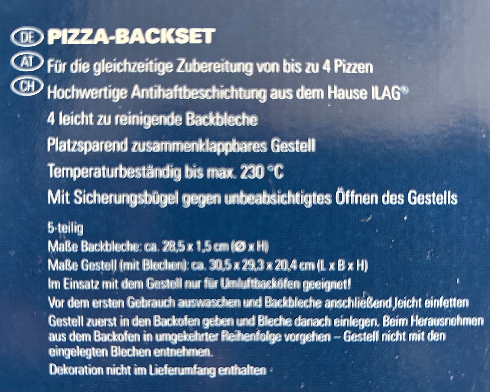 Backformen: PIZZA  -  BACKSET – Neu (gemäss Beschreibung) aus Zürich von Buechi49 2