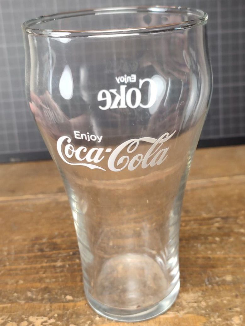 Bicchieri: Wunderschönes altes COCA-COLA Glas nr 2 – Usato da Gelterkinden venduto da MYSTOREFORYOU4460 1