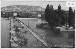 Geneve - Pont du Mont Blanc et Ile