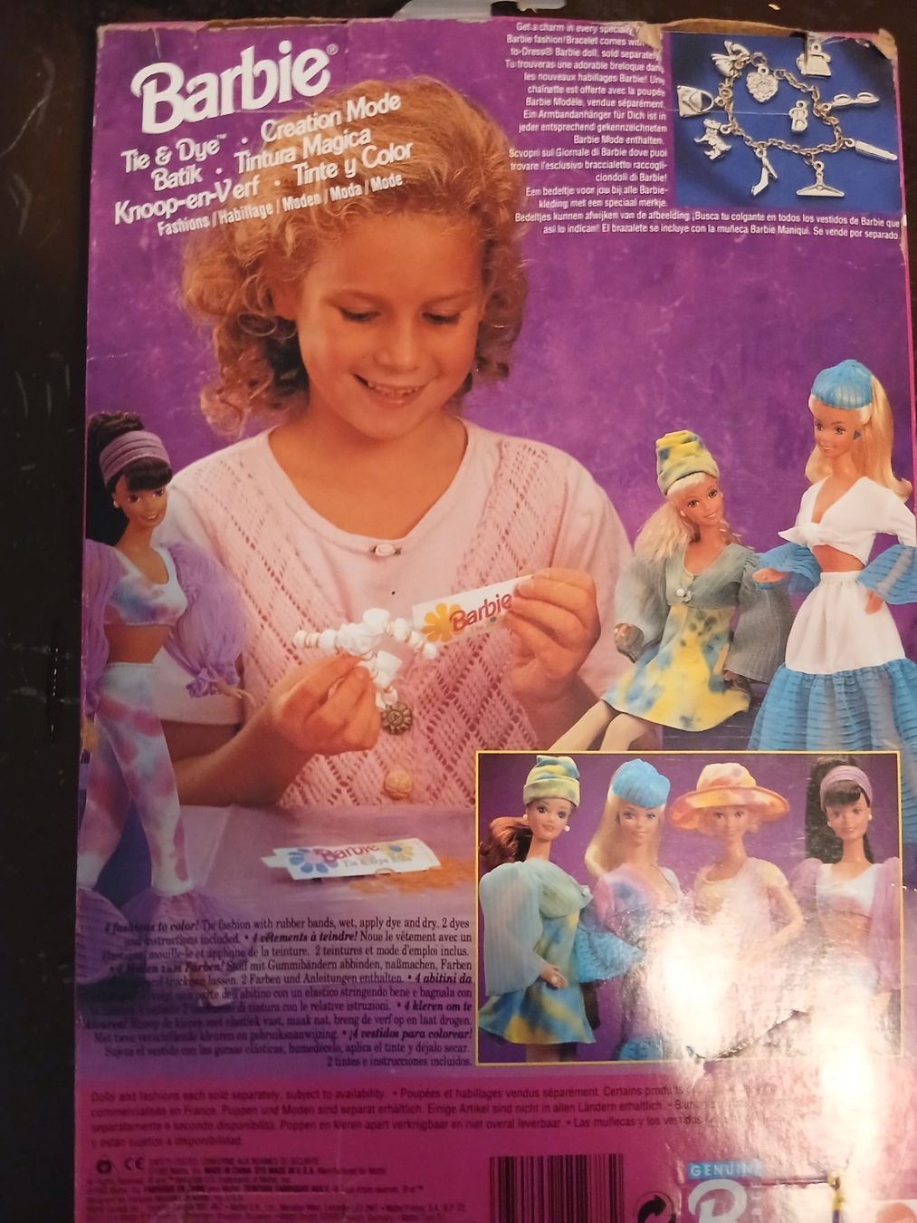 Bambole: Barbie Tie & Dye, Creation Mode Batik, Vintage, 1993 – Nuovo e nell'imballaggio originale da Basel venduto da meh_cm2k 1